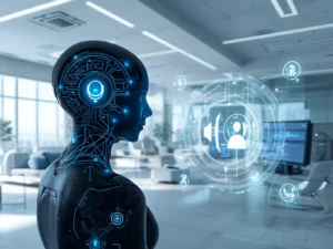 AI analyzing call data for business productivity